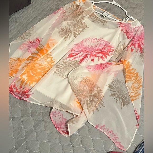 SET~PECK & PECK~SHEAR TOP WITH CAMI~LG - Picture 10 of 13